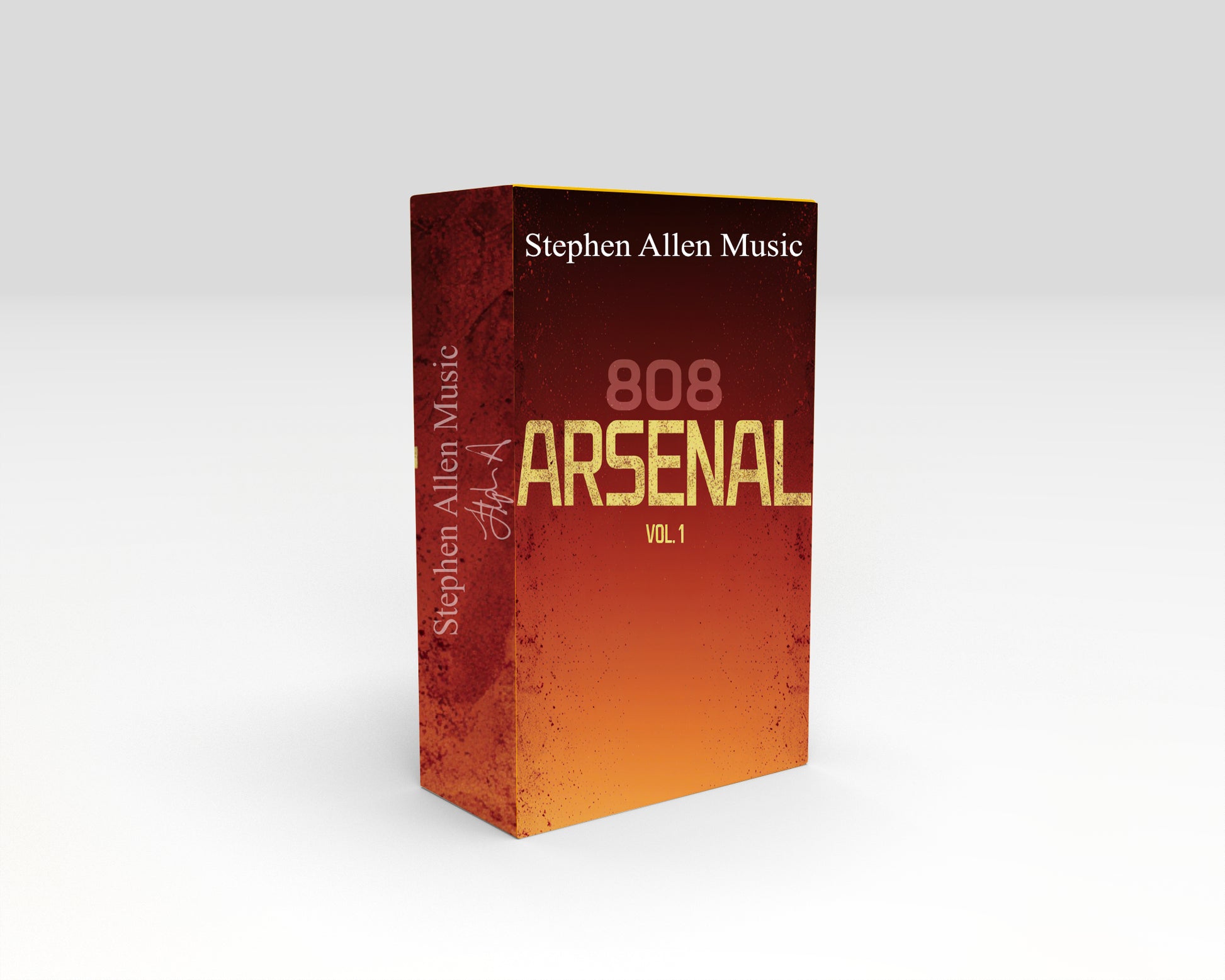 Stephen Allen Music 808 Arsenal Vol. 1 packaging on a white background