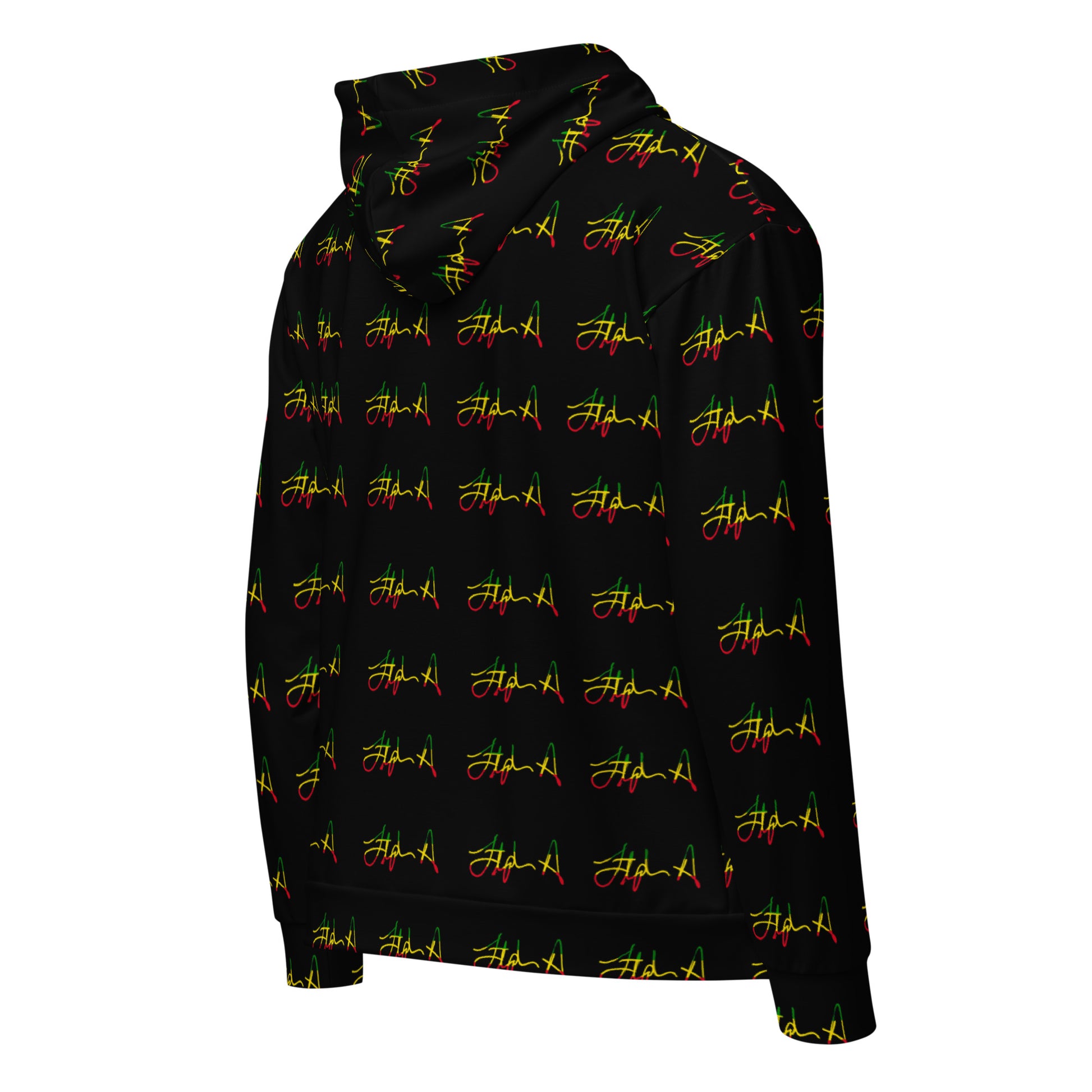 Black hoodie on a white background Stephen Allen Music 