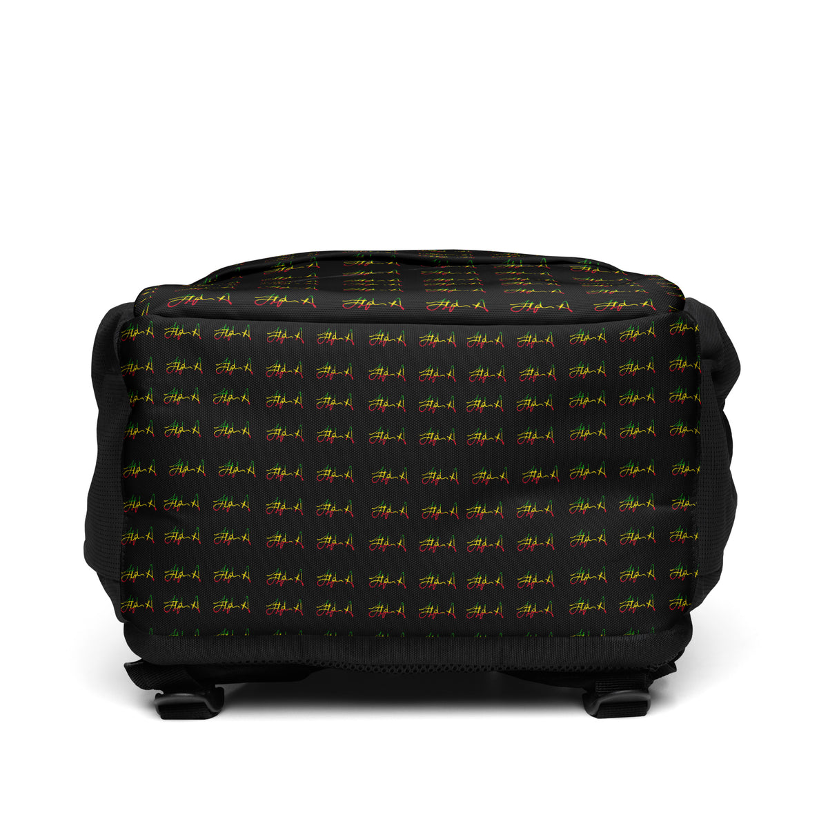 A black toiletry bag with a repeating gold monogram pattern featuring the letters and the brand name 'Stephen Allen Music' with a crown motif, shown on a plain white background.